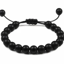 Leli perlearmbånd sort blackstone perler