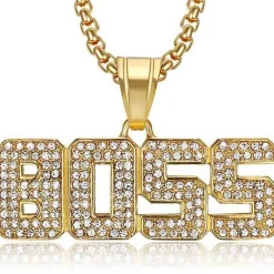 Like a Boss - halssmykke 2x5 cm