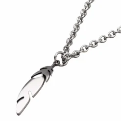 Loco blade halssmykke i rustfri stål