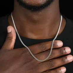 Lorraz halskæde stål 3mm