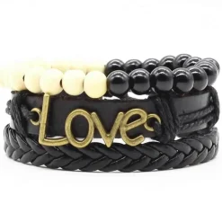 Love Fahionarmbånd x 3