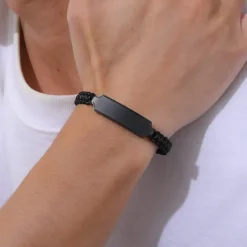 Macly herrearmbånd sort.