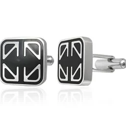 Manchet-knapper i stål.