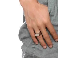 Marc rustfri stål ring blank