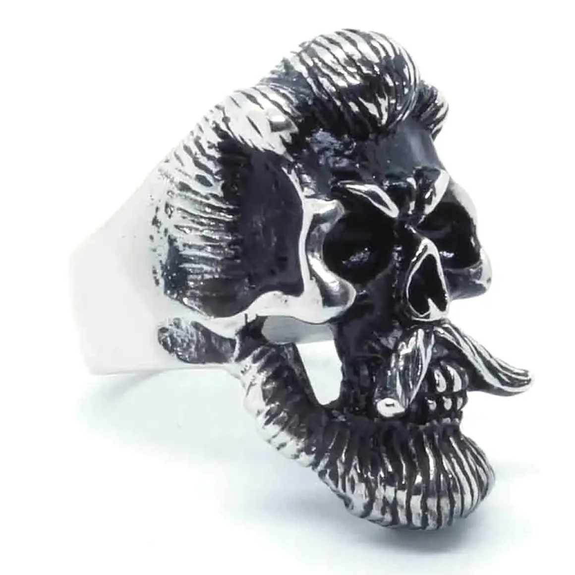Master skull bikerring