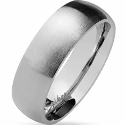 Mat stål herrering.