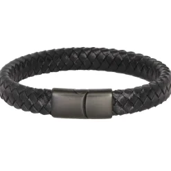 Mini Major armbånd fiberlæder med sort.