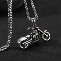 Motorcykel i rustfri stål