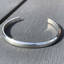 Nate bangle rustfri ædelstål