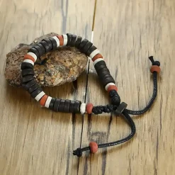 Natura armbånd perler.