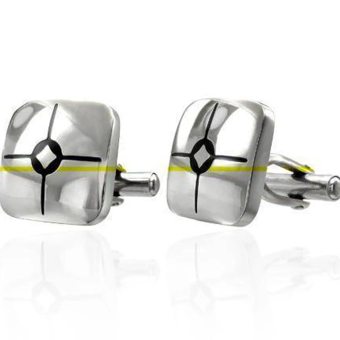 Nici Manchetknapper i rustfrit stål (316L)