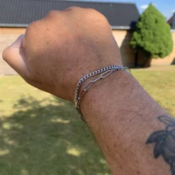 Nicky stålarmbånd 2 stk.