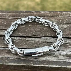 Nine steel armbånd / 9mm