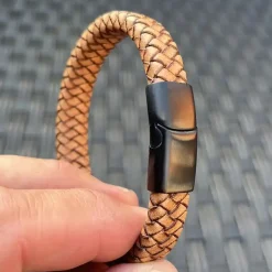 Old læder Major armbånd brown