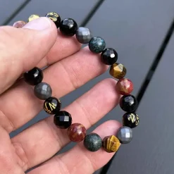 Perlearmbånd Orient 10mm naturperler