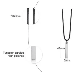 Pin tungsten halssmykke