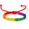 Pride rope armbånd