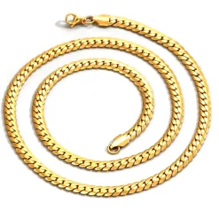 Punk forgyldt stållænke