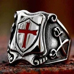 Red Cross herrering i stål.