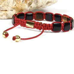 Red Delayat armbånd handmade