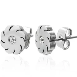 Ørestick (1 stk) CZ sten