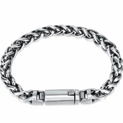 Shaky herrearmbånd i stål