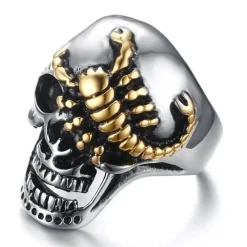 Skull Skorpion Ring