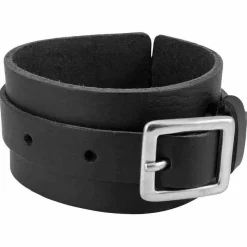 Sort BOKK læderarmbånd deluxe