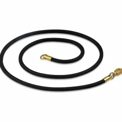 Sort gummisnor 3mm/45cm