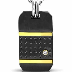 Sort Hank Halssmykke 316L