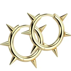 Spids ørering med store spidser 2,5 cm