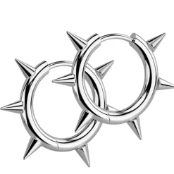 Spids ørering med store spidser 2,5 cm