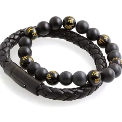 Strato sign læderarmbånd sæt.