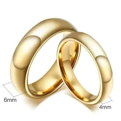 T8 tungsten forlovelsesring