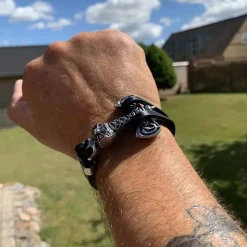 Thors-hammer armbånd steel