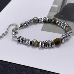 Tigereye og stålperler