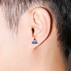 Triangle LGBT+ ørestik