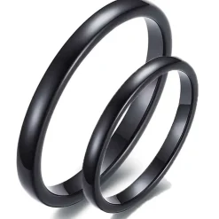 Tungsten forlovelsesring "Black"