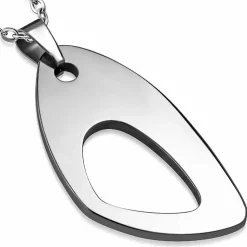 Tungsten halsmykke - Hard steel