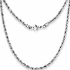 Twist rustfri stålkæde 3mm
