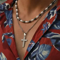 Urban Pearl & Steel Duo - Trendy smykkesæt