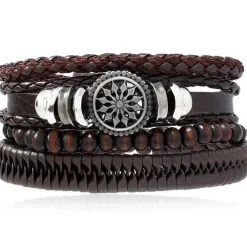 Wheel armbånd sæt brun.