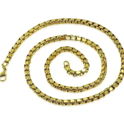 Xgold herrelænke forgyldt 60cm / 4,5mm